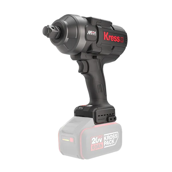 Гайковерт KRESS KUB35.91 20V 1700 Нм бесщеточный аккумуляторный, без АКБ и ЗУ